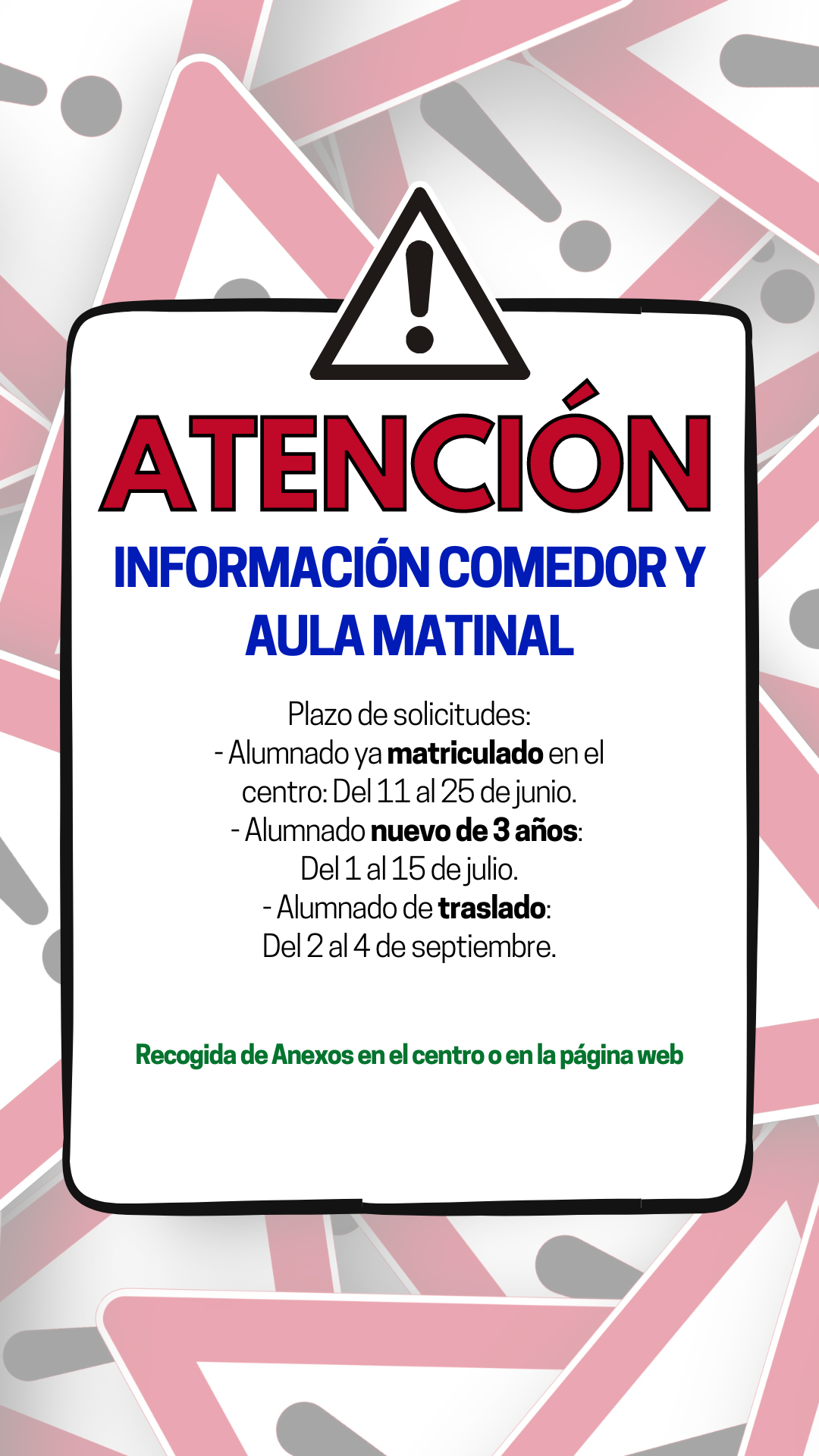 COMEDOR Y AULA MATINAL